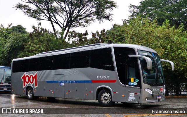 Auto Viação 1001 RJ 108.1225 na cidade de São Paulo, São Paulo, Brasil, por Francisco Ivano. Número da foto: #10533216.