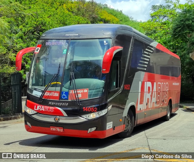 Lirabus 14052 na cidade de São Paulo, São Paulo, Brasil, por Diego Cardoso da Silva. Número da foto: #10532991.