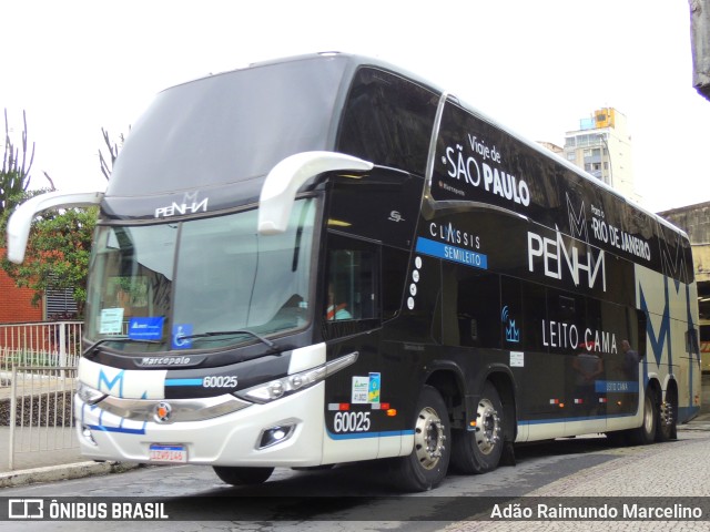 Empresa de Ônibus Nossa Senhora da Penha 60025 na cidade de Belo Horizonte, Minas Gerais, Brasil, por Adão Raimundo Marcelino. Número da foto: #10534234.