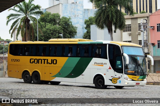 Empresa Gontijo de Transportes 17290 na cidade de Governador Valadares, Minas Gerais, Brasil, por Lucas Oliveira. Número da foto: #10533273.
