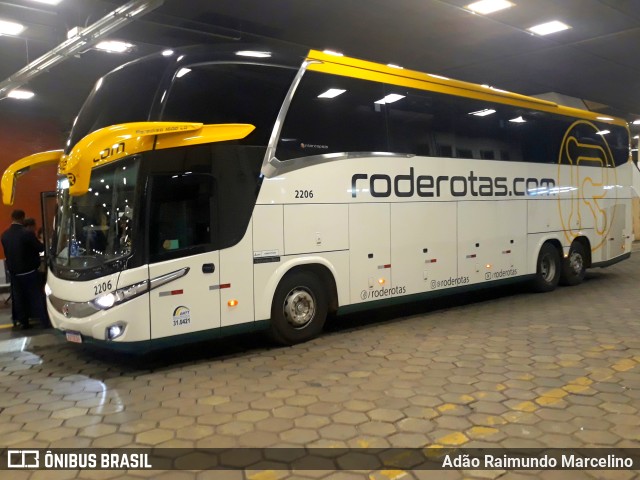 RodeRotas - Rotas de Viação do Triângulo 2206 na cidade de Belo Horizonte, Minas Gerais, Brasil, por Adão Raimundo Marcelino. ID da foto: 10534137.