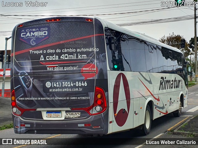 Rimatur Transportes 3911 na cidade de Curitiba, Paraná, Brasil, por Lucas Weber Calizario. Número da foto: #10533449.