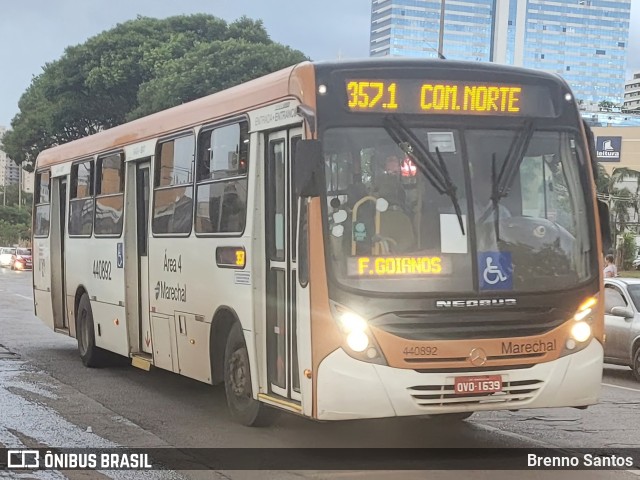 Auto Viação Marechal Brasília 440892 na cidade de Taguatinga, Distrito Federal, Brasil, por Brenno Santos. ID da foto: 10533625.