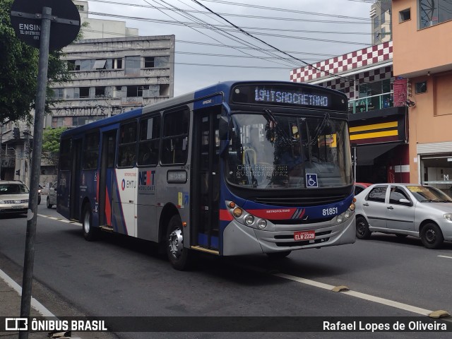 Next Mobilidade - ABC Sistema de Transporte 81.851 na cidade de São Caetano do Sul, São Paulo, Brasil, por Rafael Lopes de Oliveira. ID da foto: 10533142.