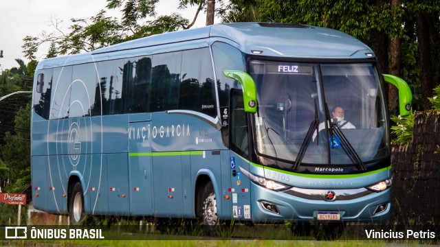 Viação Garcia 82105 na cidade de Joinville, Santa Catarina, Brasil, por Vinicius Petris. Número da foto: #10533797.
