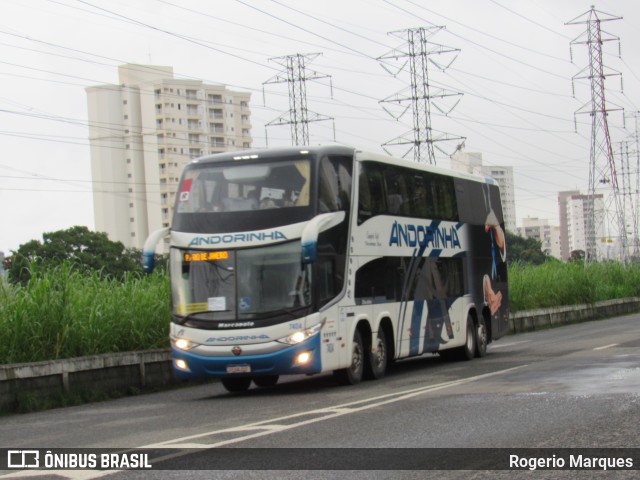 Empresa de Transportes Andorinha 7404 na cidade de São José dos Campos, São Paulo, Brasil, por Rogerio Marques. ID da foto: 10532615.