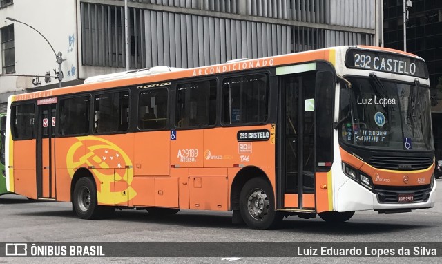 Empresa de Transportes Braso Lisboa A29189 na cidade de Rio de Janeiro, Rio de Janeiro, Brasil, por Luiz Eduardo Lopes da Silva. ID da foto: 10534784.