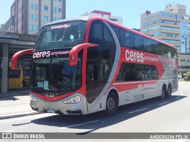 Ceres Autotransporte 119 na cidade de Florianópolis, Santa Catarina, Brasil, por ANDERSON FÉLIX. ID da foto: 10558870.