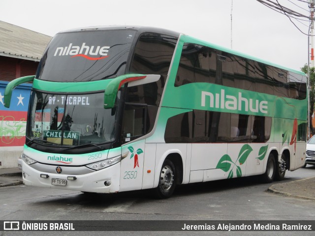 Buses Nilahue 2550 na cidade de Santiago, Santiago, Metropolitana de Santiago, Chile, por Jeremias Alejandro Medina Ramirez. Número da foto: #10558775.