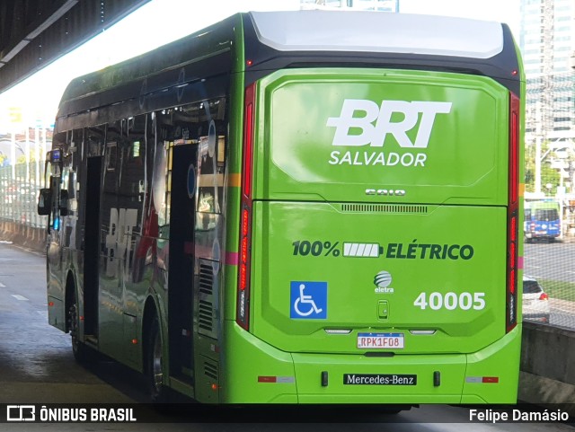 BRT Salvador 40005 na cidade de Salvador, Bahia, Brasil, por Felipe Damásio. Número da foto: #10558527.