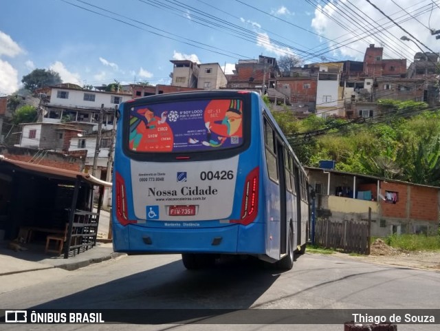 Viação Cidade de Caieiras 00426 na cidade de Franco da Rocha, São Paulo, Brasil, por Thiago de Souza. ID da foto: 10558716.