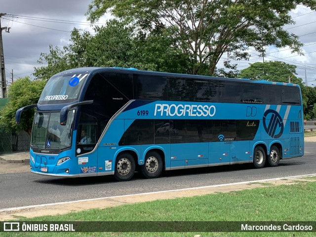 Auto Viação Progresso 6199 na cidade de Teresina, Piauí, Brasil, por Marcondes Cardoso. ID da foto: 10558059.