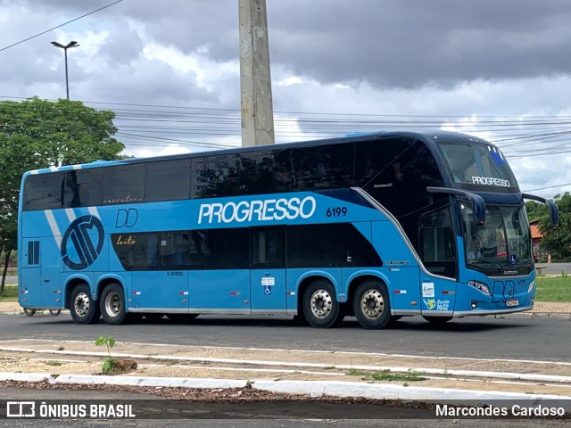 Auto Viação Progresso 6199 na cidade de Teresina, Piauí, Brasil, por Marcondes Cardoso. ID da foto: 10558067.