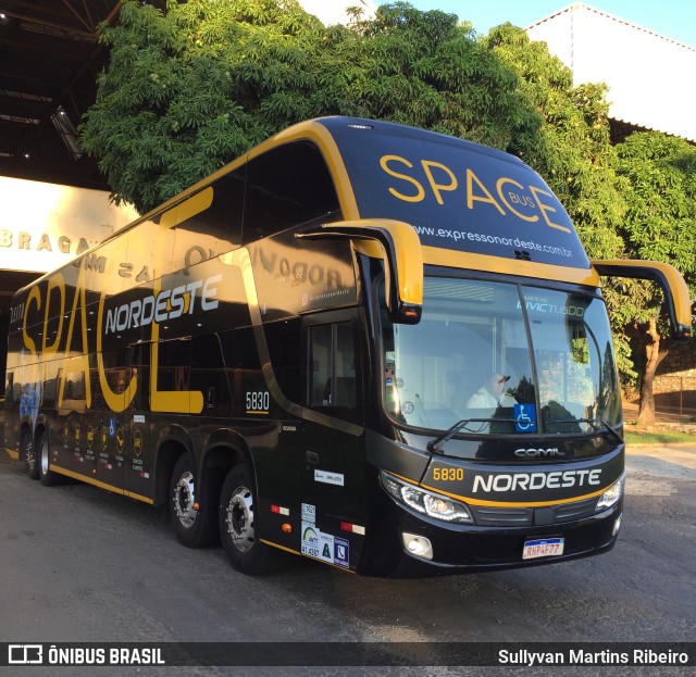 Expresso Nordeste 5830 na cidade de Anápolis, Goiás, Brasil, por Sullyvan Martins Ribeiro. ID da foto: 10559975.