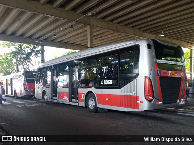 Express Transportes Urbanos Ltda 4 8068 na cidade de São Paulo, São Paulo, Brasil, por William Bispo da Silva. Número da foto: #10558573.