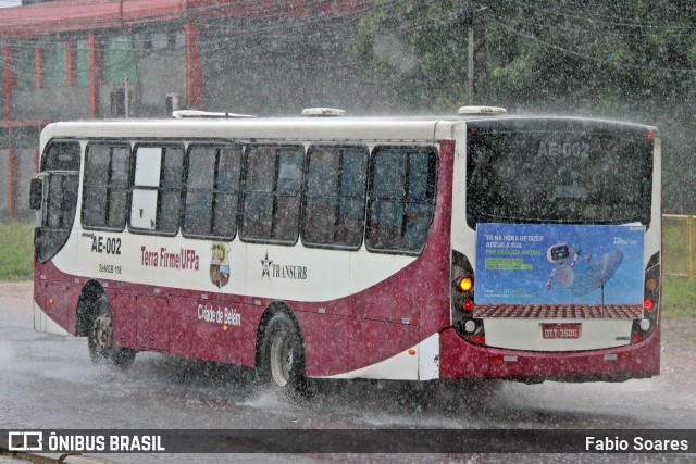 Transurb AE-002 na cidade de Belém, Pará, Brasil, por Fabio Soares. Número da foto: #10557977.