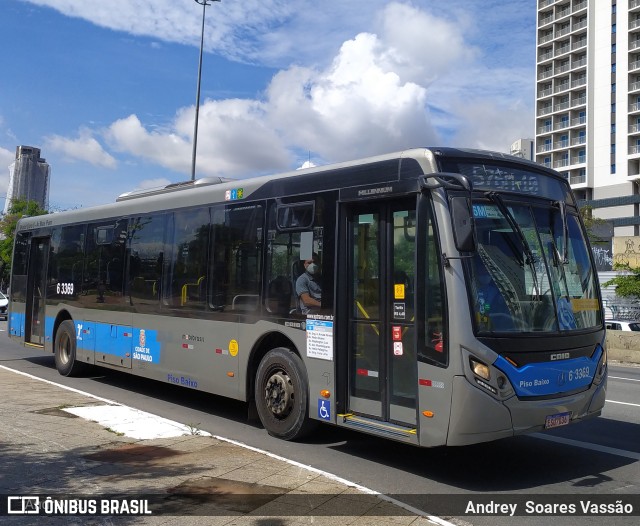 Viação Paratodos > São Jorge > Metropolitana São Paulo > Mobibrasil 6 3369 na cidade de São Paulo, São Paulo, Brasil, por Andrey  Soares Vassão. Número da foto: #10558044.