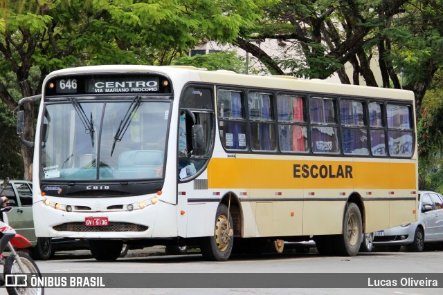 Ônibus Particulares GVI5136 na cidade de Muriaé, Minas Gerais, Brasil, por Lucas Oliveira. Número da foto: #10558878.