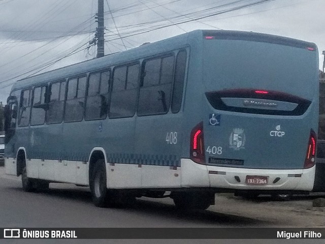 Laranjal Transportes 408 na cidade de Pelotas, Rio Grande do Sul, Brasil, por Miguel Filho. ID da foto: 10557973.