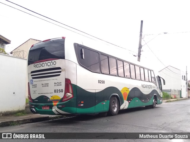 Redenção Turismo 8250 na cidade de Guaratinguetá, São Paulo, Brasil, por Matheus Duarte Souza. Número da foto: #10558210.