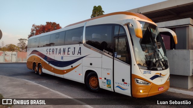 Viação Sertaneja 20192 na cidade de Brasília, Distrito Federal, Brasil, por Luan Sebastião. ID da foto: 10558936.