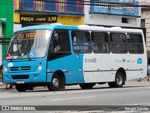 Expresso Santa Paula 16245 na cidade de Vitória, Espírito Santo, Brasil, por Sergio Corrêa. ID da foto: 10558238.