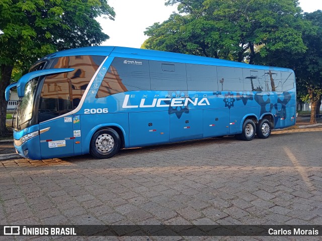 Expresso Lucena Transportes e Turismo 2006 na cidade de Presidente Venceslau, São Paulo, Brasil, por Carlos Morais. ID da foto: 10561456.