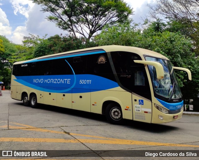 Viação Novo Horizonte 500111 na cidade de São Paulo, São Paulo, Brasil, por Diego Cardoso da Silva. Número da foto: #10562109.