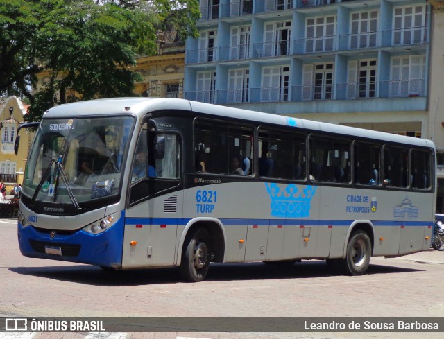 Turb Petrópolis > Turp -Transporte Urbano de Petrópolis 6821 na cidade de Petrópolis, Rio de Janeiro, Brasil, por Leandro de Sousa Barbosa. ID da foto: 10562936.