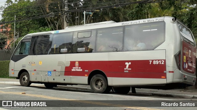 Transwolff Transportes e Turismo 7 8912 na cidade de São Paulo, São Paulo, Brasil, por Ricardo Santos. ID da foto: 10561717.