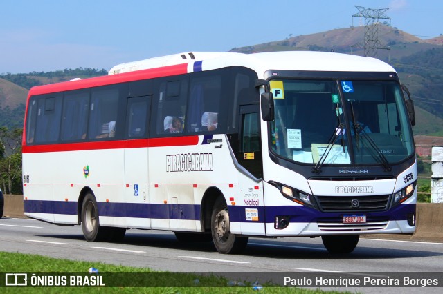 Viação Piracicabana 5056 na cidade de Roseira, São Paulo, Brasil, por Paulo Henrique Pereira Borges. ID da foto: 10561411.