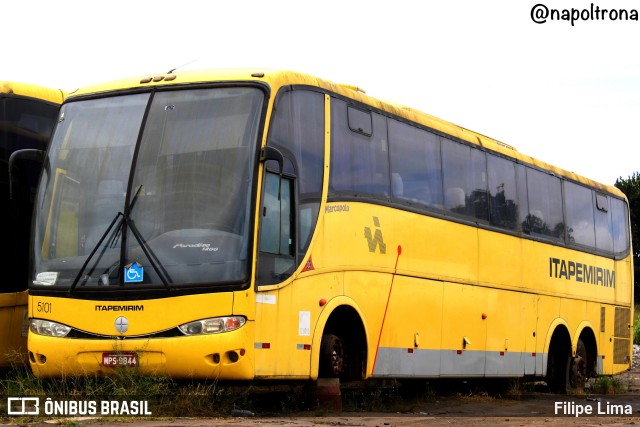 Viação Itapemirim 5101 na cidade de Feira de Santana, Bahia, Brasil, por Filipe Lima. ID da foto: 10563104.