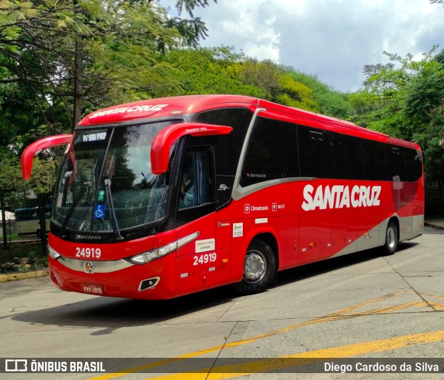 Viação Santa Cruz 24919 na cidade de São Paulo, São Paulo, Brasil, por Diego Cardoso da Silva. Número da foto: #10562850.