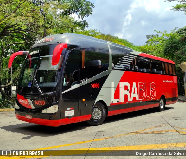 Lirabus 14090 na cidade de São Paulo, São Paulo, Brasil, por Diego Cardoso da Silva. Número da foto: #10562843.