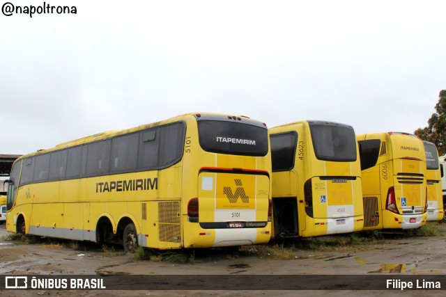 Viação Itapemirim 5101 na cidade de Feira de Santana, Bahia, Brasil, por Filipe Lima. ID da foto: 10563032.