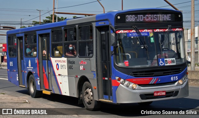 Auto Viação ABC 615 na cidade de São Bernardo do Campo, São Paulo, Brasil, por Cristiano Soares da Silva. Número da foto: #10562786.