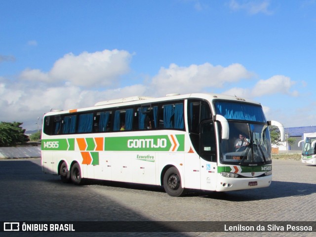 Empresa Gontijo de Transportes 14565 na cidade de Caruaru, Pernambuco, Brasil, por Lenilson da Silva Pessoa. ID da foto: 10563868.