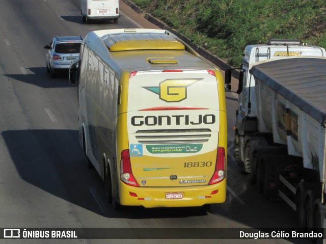 Empresa Gontijo de Transportes 18830 na cidade de Belo Horizonte, Minas Gerais, Brasil, por Douglas Célio Brandao. ID da foto: 10566011.