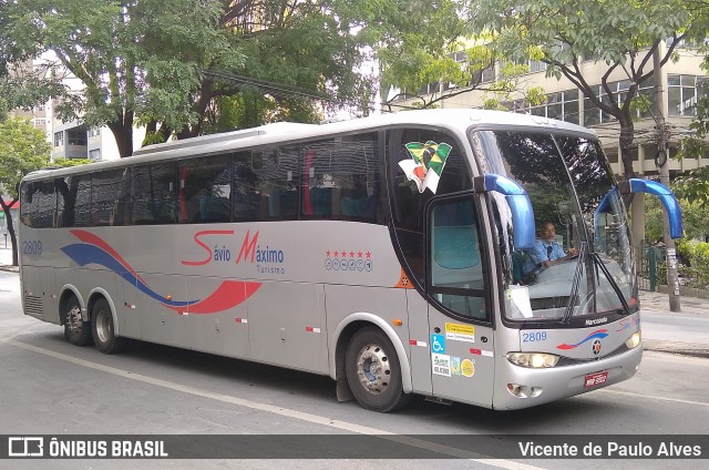 Sávio Máximo Turismo 2809 na cidade de Belo Horizonte, Minas Gerais, Brasil, por Vicente de Paulo Alves. Número da foto: #10567996.