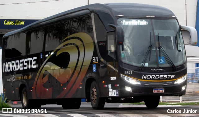 Expresso Nordeste 5671 na cidade de Goiânia, Goiás, Brasil, por Carlos Júnior. ID da foto: 10567074.