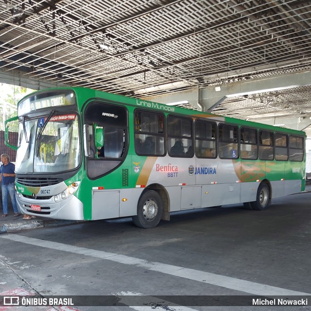 BBTT - Benfica Barueri Transporte e Turismo 00747 na cidade de Jandira, São Paulo, Brasil, por Michel Nowacki. Número da foto: #10568503.