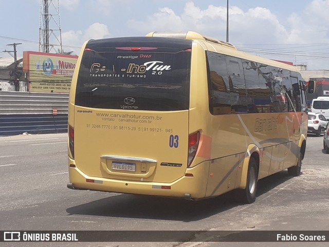 Carvalho Tur Transportes e Turismo 03 na cidade de Ananindeua, Pará, Brasil, por Fabio Soares. ID da foto: 10567770.