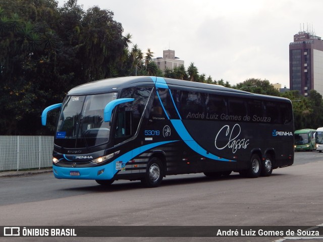 Empresa de Ônibus Nossa Senhora da Penha 53019 na cidade de Curitiba, Paraná, Brasil, por André Luiz Gomes de Souza. ID da foto: 10567435.