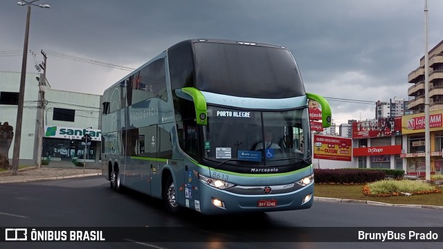 Viação Garcia 8613 na cidade de Ponta Grossa, Paraná, Brasil, por BrunyBus Prado. ID da foto: 10568299.