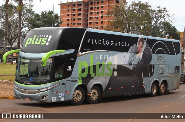 Viação Garcia 88197 na cidade de Toledo, Paraná, Brasil, por Vitor Mello. ID da foto: 10568438.