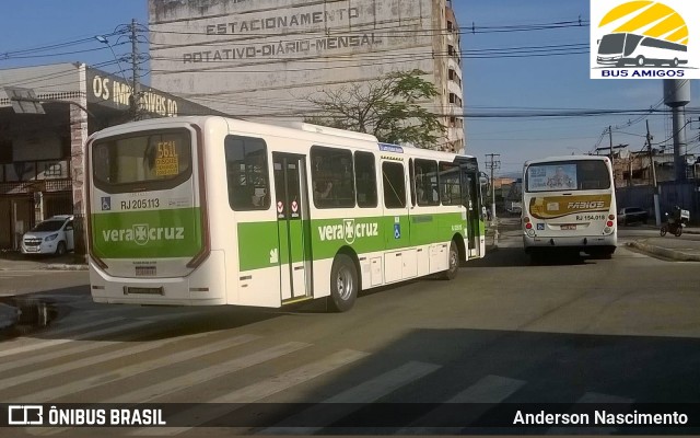 Viação Vera Cruz RJ 205.113 na cidade de Duque de Caxias, Rio de Janeiro, Brasil, por Anderson Nascimento . Número da foto: #10570772.