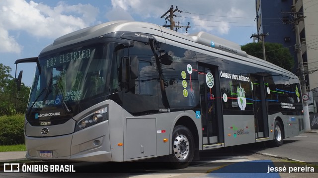 Radial Suzano Teste - Ônibus Elétrico na cidade de Suzano, São Paulo, Brasil, por jessé pereira. ID da foto: 10570113.