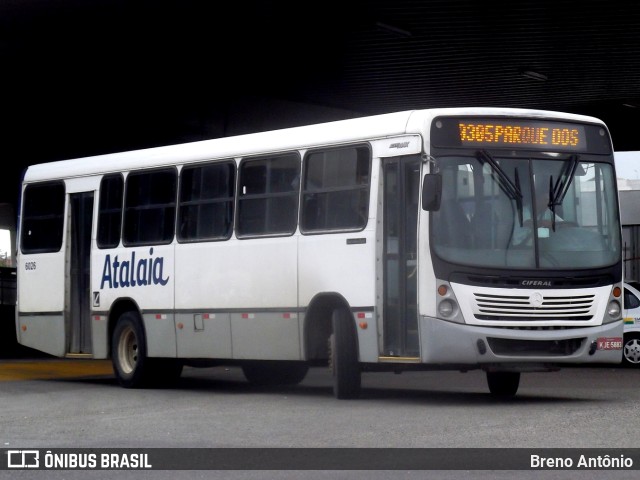 Viação Atalaia Transportes 6026 na cidade de Aracaju, Sergipe, Brasil, por Breno Antônio. ID da foto: 10570647.
