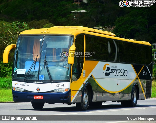 Viação Progresso 32174 na cidade de Petrópolis, Rio de Janeiro, Brasil, por Victor Henrique. Número da foto: #10570764.