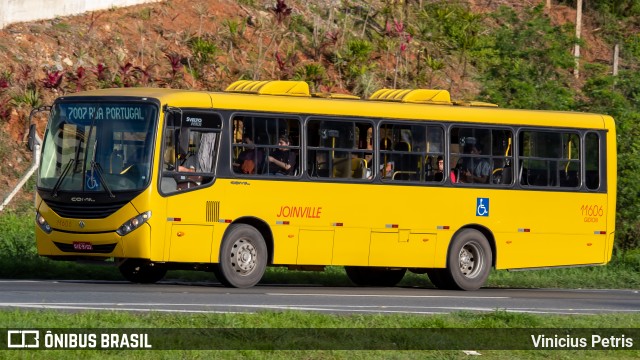 Gidion Transporte e Turismo 11606 na cidade de Joinville, Santa Catarina, Brasil, por Vinicius Petris. Número da foto: #10570788.